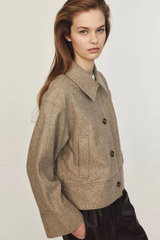 Chaqueta de fieltro